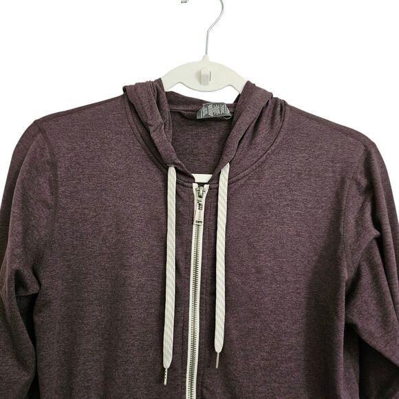 Vuori Halo Performance Hoodie 2.0 Womens Small Purple Full Zip Pocket Stretch - Picture 6 of 10